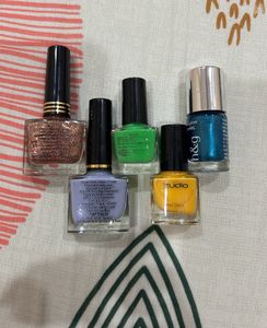 Set Of 5 Nail Colour