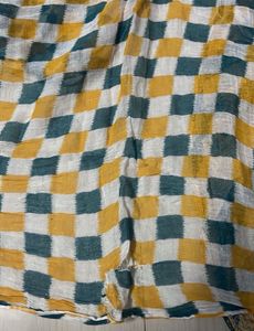 Yellow Printed Kurta Set with Dupatta