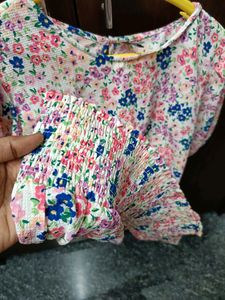 🌼🌸🏵️Floral Stretchable Western Wear-Tops