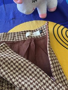 Houndstooth Mini Skirt