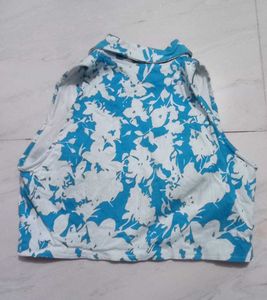 Floral Sleeveless Crop Top kind of vest