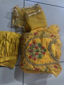Yellow Ethnic Gown