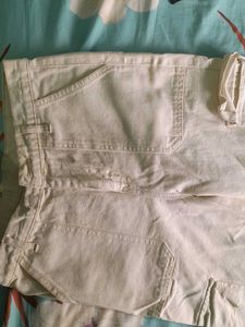 Beige Baggy Jeans