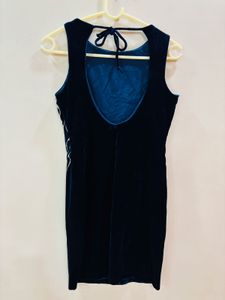 Vintage Velvet Flame Dress