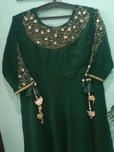 A-Line Kurti With Work