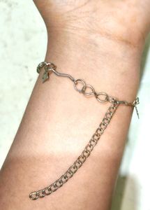 butterfly bracelet, mini broch,  and earrings