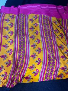 Crepe Yellow &amp; Pink