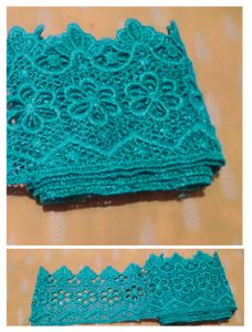 Teal Lace Trim