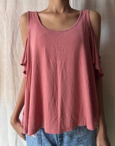 Forever 21 Women&#39;s Pink Blouse