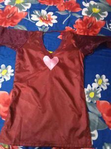 Red Heart Kurta