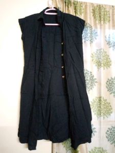 Black Shirt &amp;Coat Type Top🖤