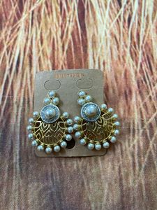 Gold Bead Earrings