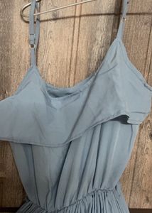 Pleated Flared Dress