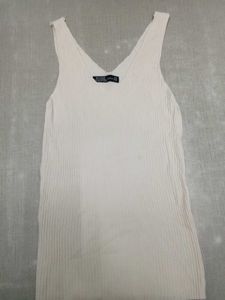 Zara White Tank Top