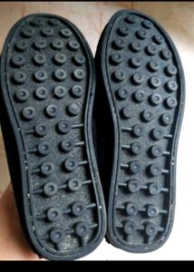 Metro Black Loafers (Unisex) UK Size 3