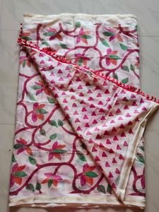 Beautiful Saree flower design 😘😍 💯