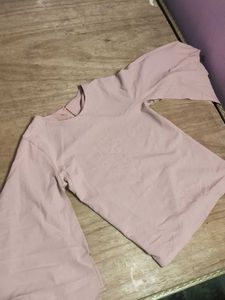 Pink Bell Sleeve Top
