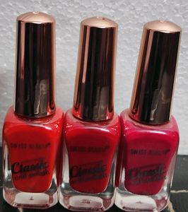 Set Of 7 Swiss Beauty Nail Paints !!