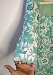 Floral Print Tunic Top