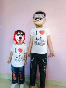 Eid Mubarak TShirt Combo Of TWo