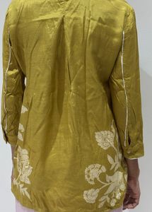 Floral Olive Green Shirt