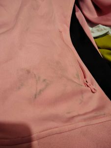 Pink &amp; Black Zip-Up Hoodie