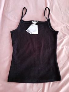 H&amp;M Ribbed Strappy Tank Top/Size-S