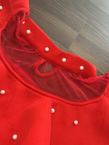 Blood Red Crop Top