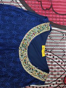 Blue Embellished Dress