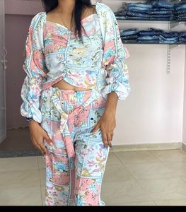 Sky Blue Co-ord Set