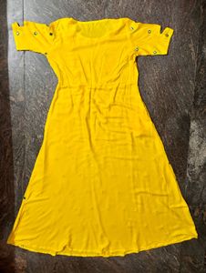 Yellow Kurti For Women