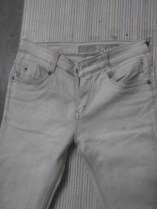 Casual Beige Denim Jeans