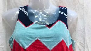 Colorful Chevron Maxi Dress