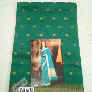 Chanderi Cotton Saree New