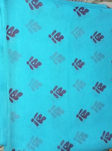 Red Floral Batik Fabric