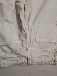 Office White Cargo Pant