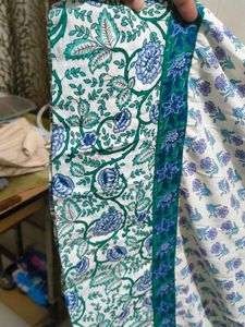 Choli Design Anarkali Kurta Soft Cotton Material