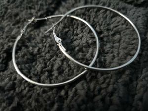 Silver Hoop Earrings