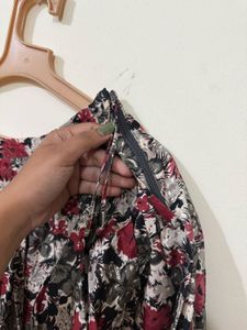 Floral Print Skirt
