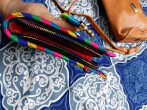 Colorful Embroidered Handbag