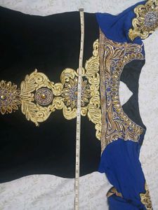 Elegant Black &amp; Blue Kurta