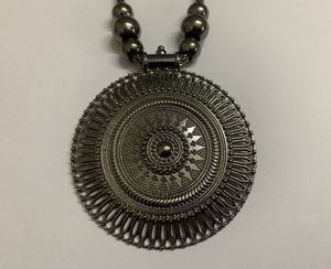 Oxidised Silver Necklace