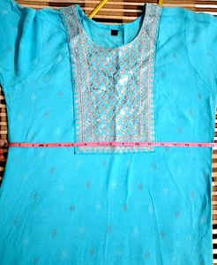 Elegant Blue Kurta