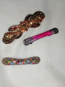 Pack Of 3 Hair Clips