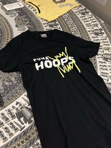 PUMA hoops tshirt size S