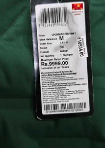 Louis Philippe Green Jacket, New With Tags