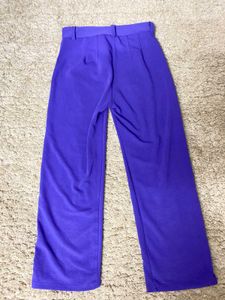 Purple Wide Leg Pants