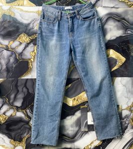 Blue Straight Fit Jeans For Women