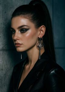 Geometric Dangle Earrings