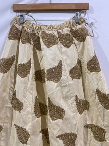 Women Red And Golden Lehenga